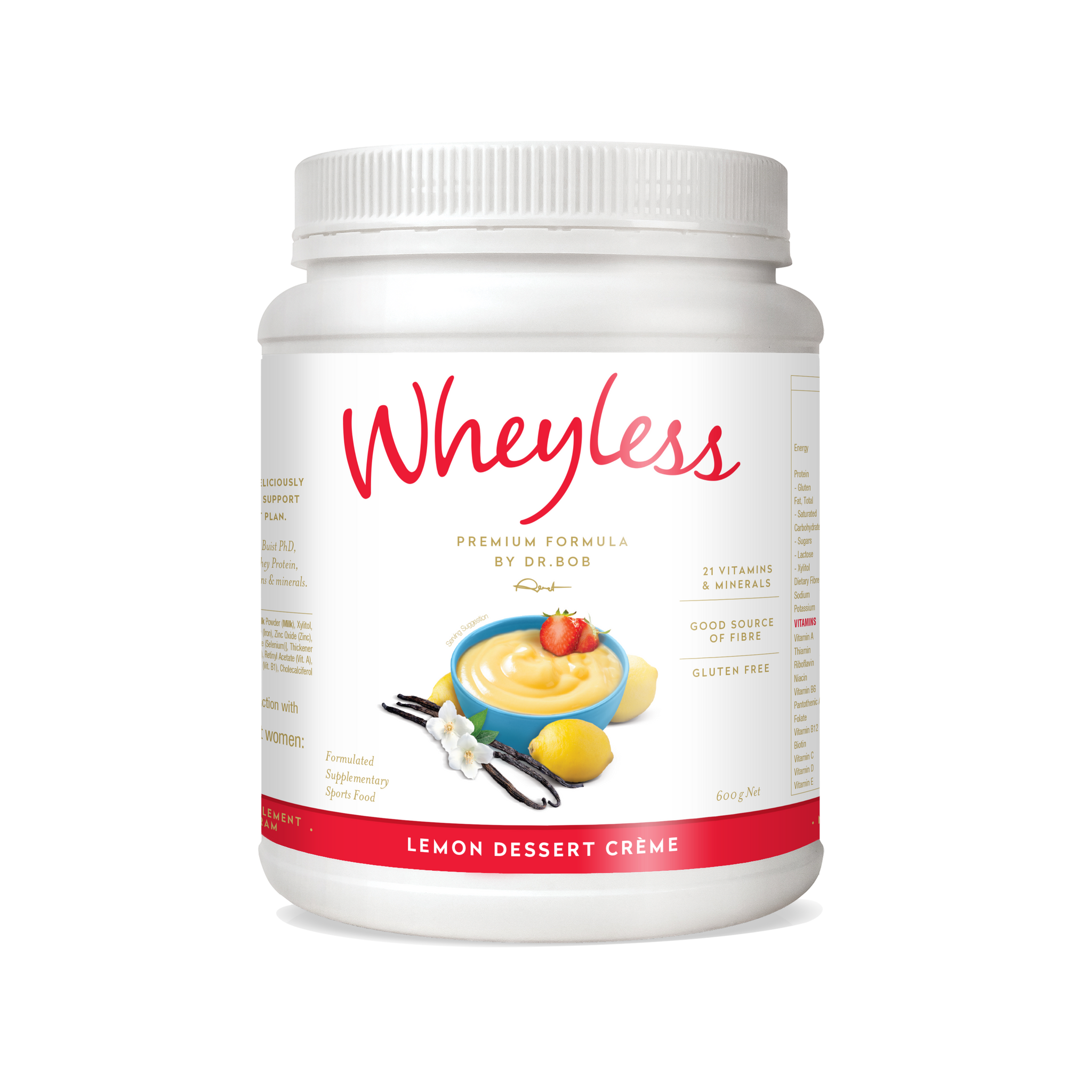 Wheyless Lemon Crème Dessert
