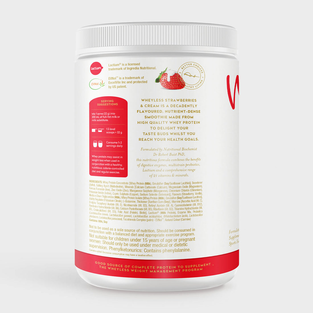 Wheyless Strawberries & Cream 960g