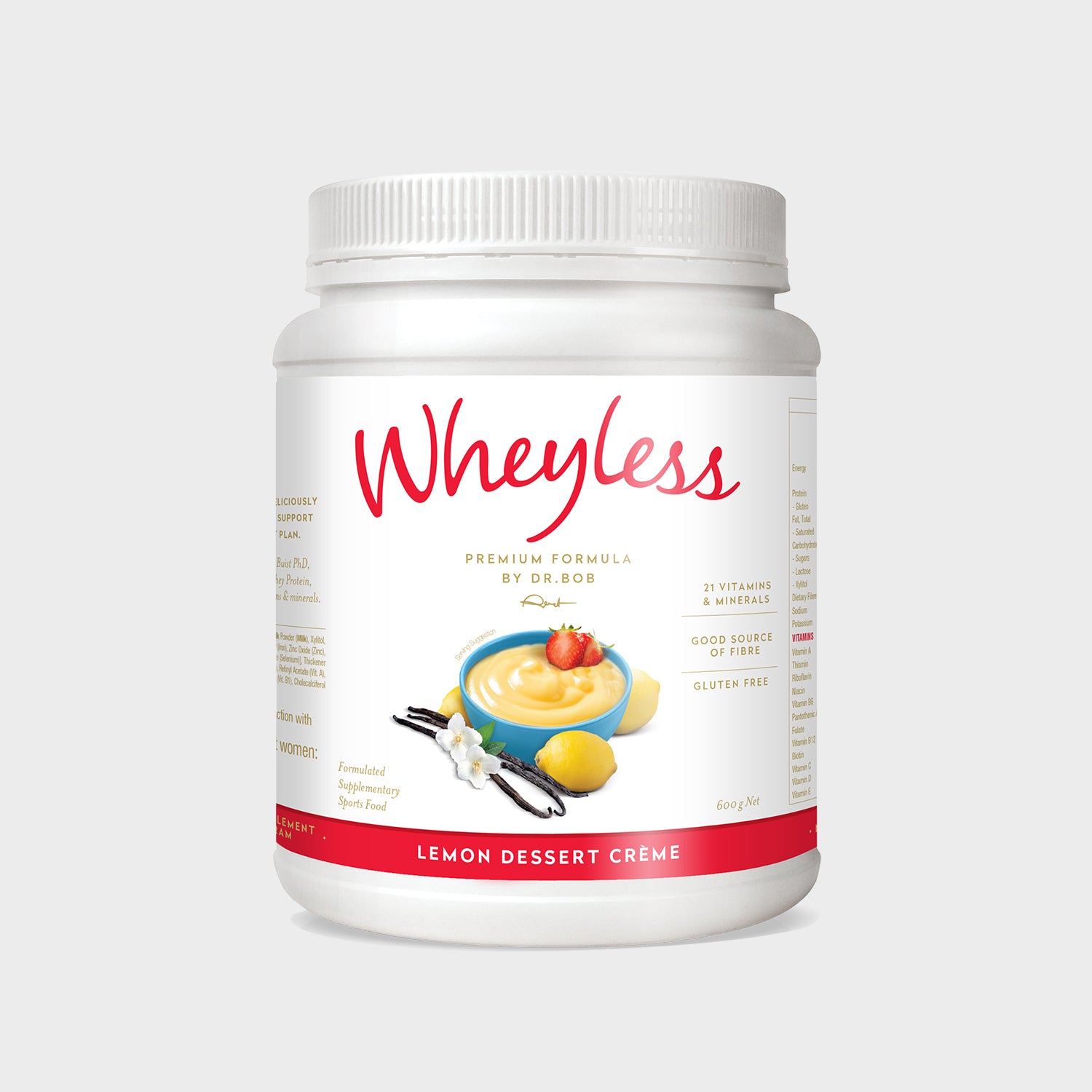 Wheyless Lemon Dessert Creme