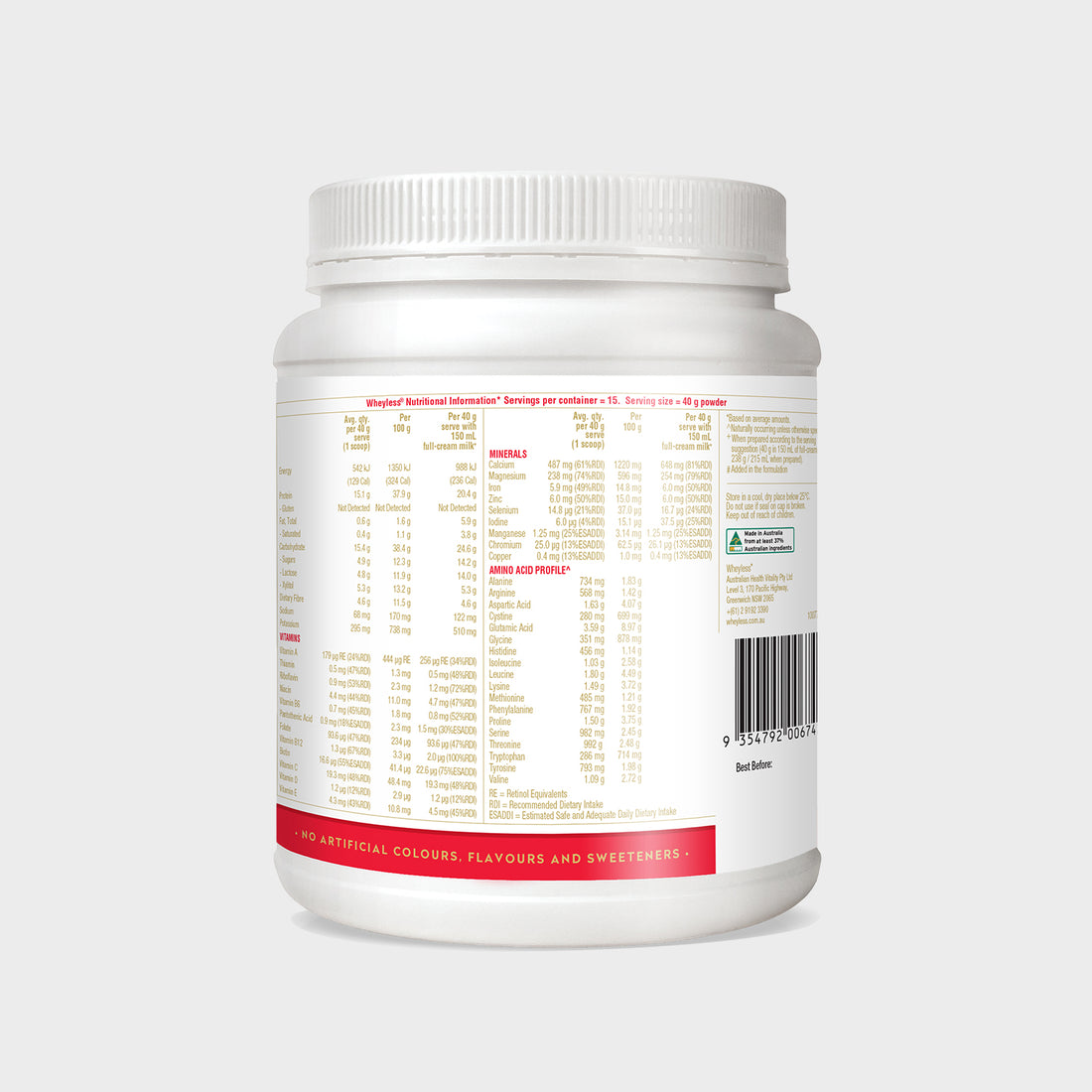 Wheyless Lemon Dessert Creme