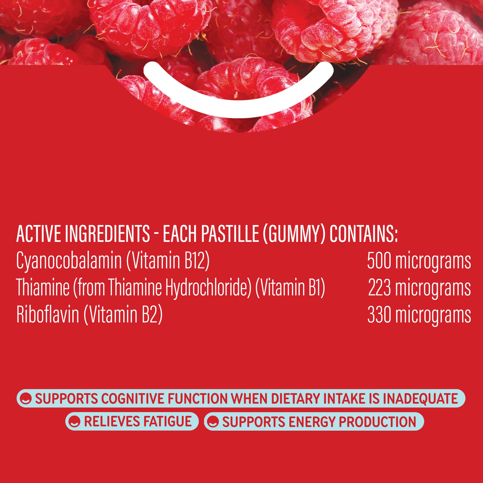 WellBod Vitamin B Energy Gummies are formulated to support energy production and cognitive function when dietary intake is inadequate, as well as relieve fatigue.