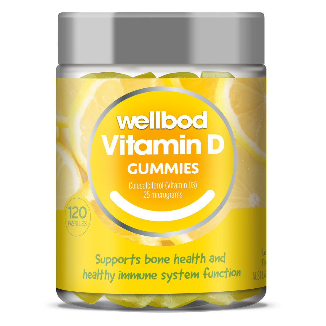 WellBod Vitamin D Gummies are formulated to support bone health and strength, healthy immune system function, as well as muscle function.