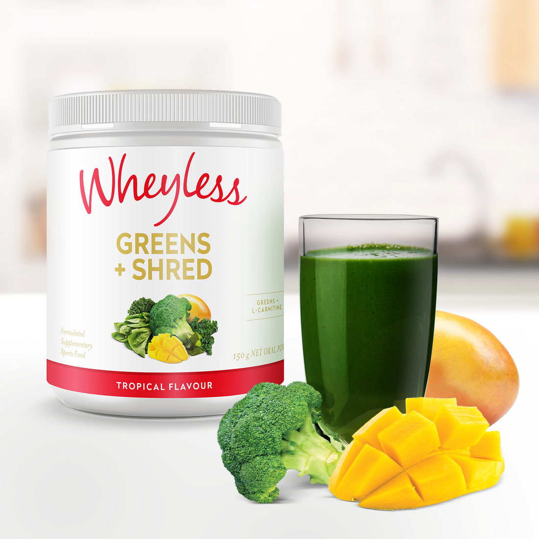 Wheyless Greens + Shred 150g