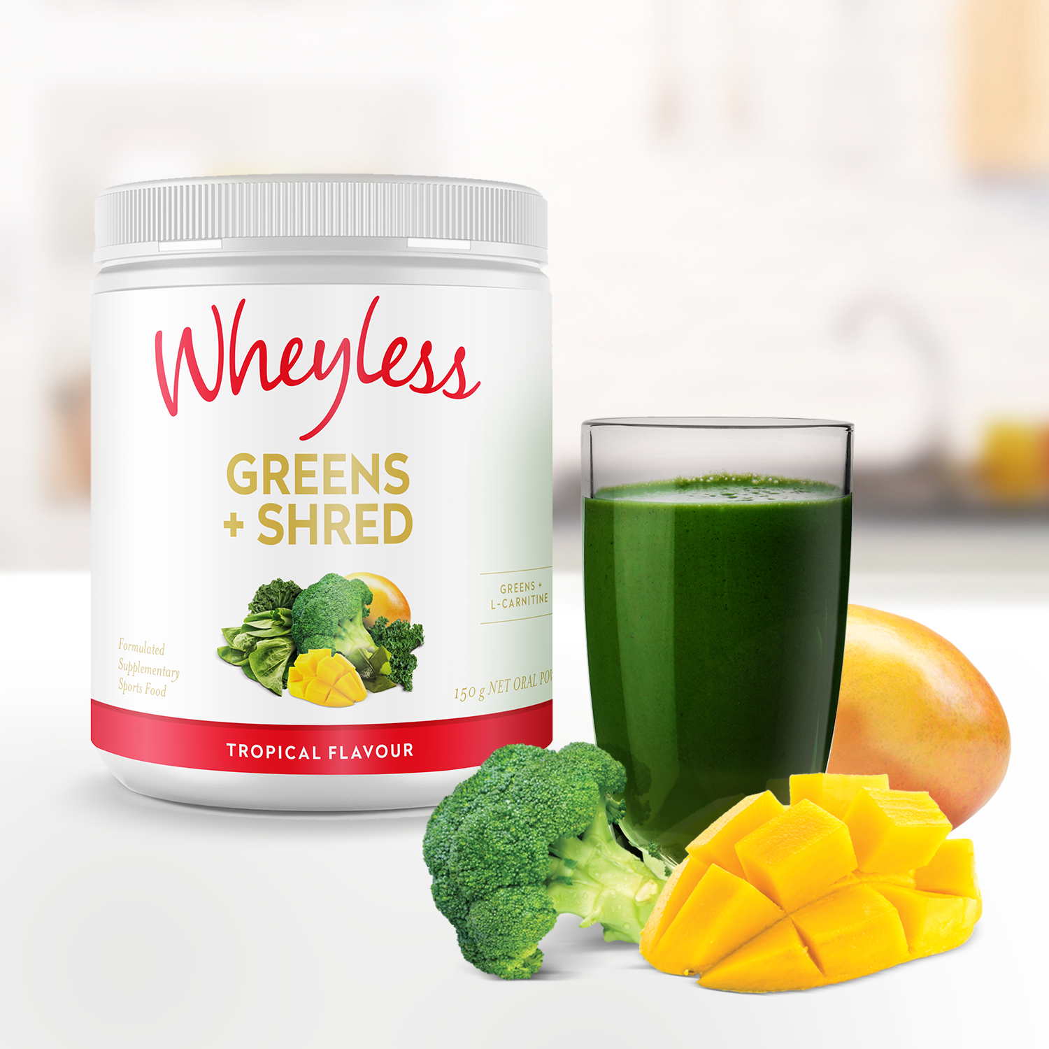 Wheyless Greens + Shred 150g