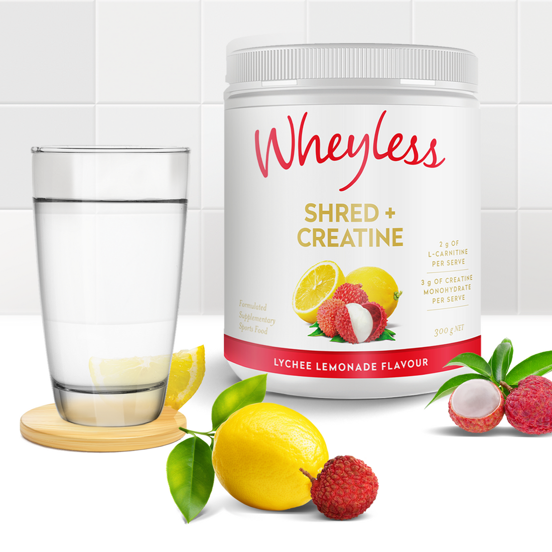 Wheyless Shred + Creatine 300g