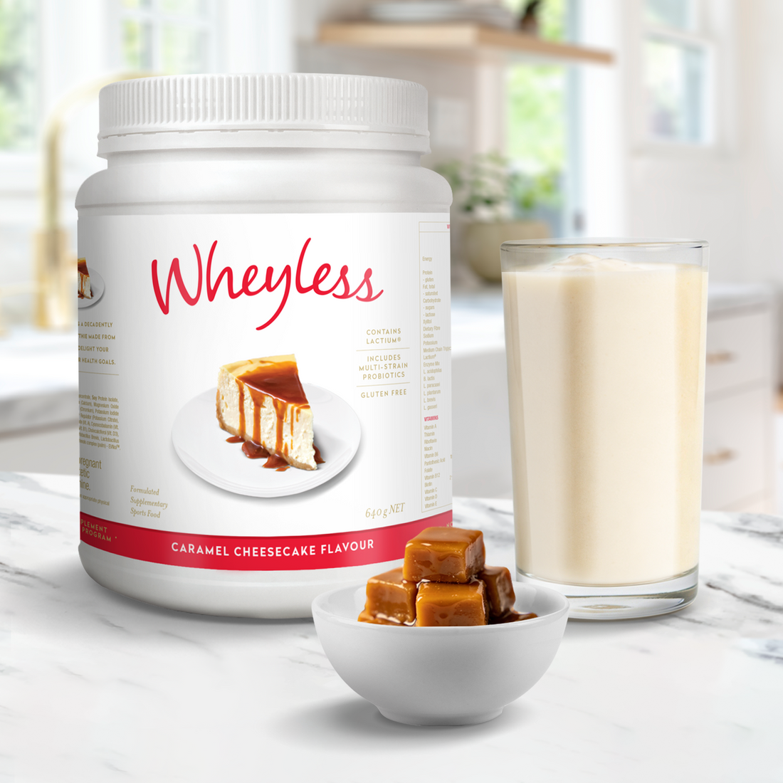 Wheyless Caramel Cheesecake 640g