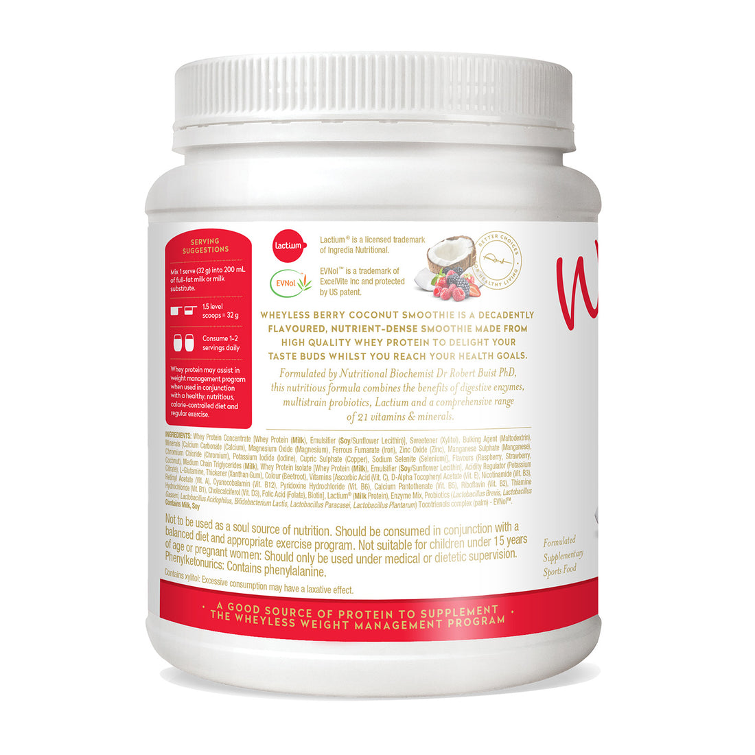 Wheyless Berry Coconut 640g