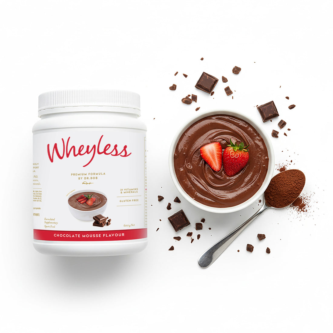 Wheyless Chocolate Mousse 600g